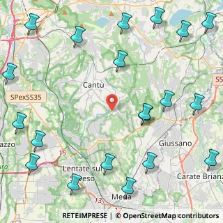 Mappa Via Liguria, 22063 Cantù CO, Italia (6.3045)