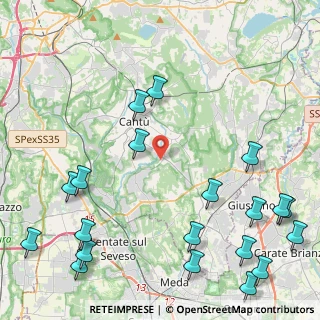 Mappa Via Liguria, 22063 Cantù CO, Italia (6.079)