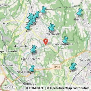 Mappa Via Liguria, 22063 Cantù CO, Italia (2.4125)