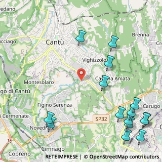 Mappa Via Liguria, 22063 Cantù CO, Italia (3.086)