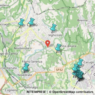 Mappa Via Liguria, 22063 Cantù CO, Italia (3.25235)
