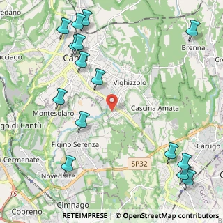 Mappa Via Liguria, 22063 Cantù CO, Italia (2.87667)