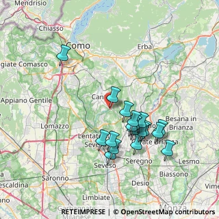 Mappa Via Liguria, 22063 Cantù CO, Italia (6.79778)