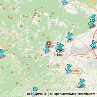 Mappa Via degli Orti, 36015 Schio VI, Italia (6.41)
