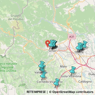 Mappa Via degli Orti, 36015 Schio VI, Italia (8.07071)