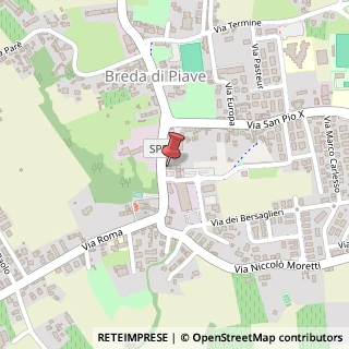 Mappa Piazza Italia, 3, 31030 Breda di Piave, Treviso (Veneto)