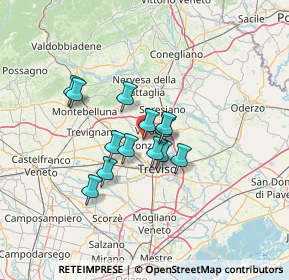 Mappa Via Papa Giovanni XXIII, 31050 Ponzano Veneto TV, Italia (9.32692)