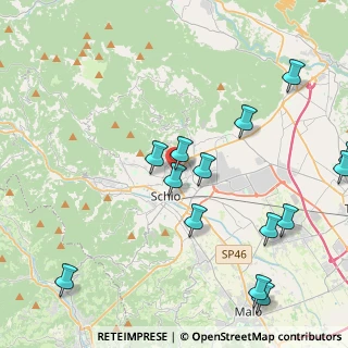 Mappa Via Alexander Fleming, 36013 Schio VI, Italia (5.27467)