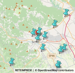 Mappa 36013 Schio VI, Italia (5.27467)