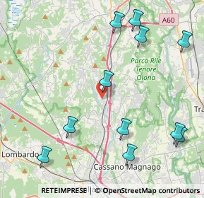 Mappa Via Montello, 21041 Albizzate VA, Italia (5.06091)
