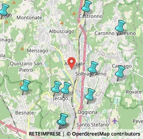 Mappa Via Montello, 21041 Albizzate VA, Italia (2.91846)