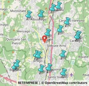 Mappa Via Montello, 21041 Albizzate VA, Italia (2.41294)
