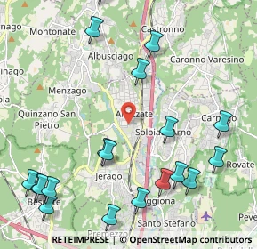 Mappa Via Montello, 21041 Albizzate VA, Italia (2.76)