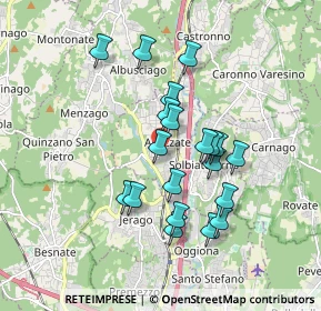 Mappa Via Montello, 21041 Albizzate VA, Italia (1.549)
