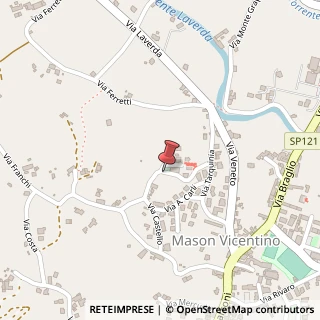 Mappa Via canovara, 36064 Mason Vicentino, Vicenza (Veneto)