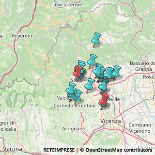 Mappa Ss trinità, 36015 Schio VI, Italia (9.8845)