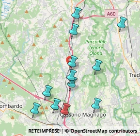 Mappa Via Alberto da Giussano, 21041 Albizzate VA, Italia (4.20833)