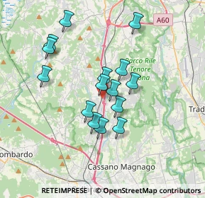 Mappa Via Alberto da Giussano, 21041 Albizzate VA, Italia (2.99333)