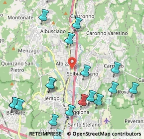 Mappa Via Alberto da Giussano, 21041 Albizzate VA, Italia (2.7795)