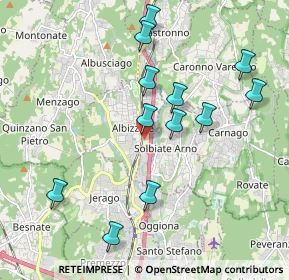 Mappa Via Alberto da Giussano, 21041 Albizzate VA, Italia (1.97167)