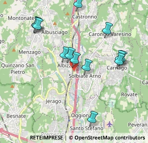 Mappa Via Alberto da Giussano, 21041 Albizzate VA, Italia (1.99846)
