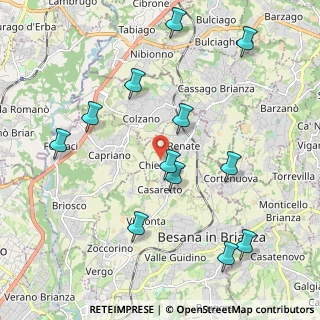 Mappa Via Sassi, 20838 Renate MB, Italia (2.23333)