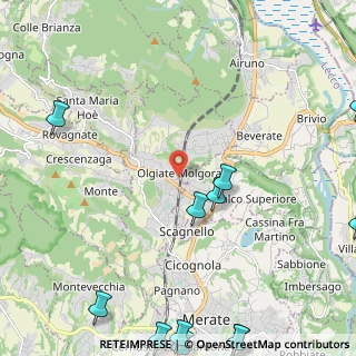 Mappa Via Roma, 23887 Olgiate Molgora LC, Italia (3.48833)