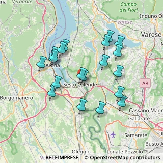 Mappa 21018 Sesto Calende VA, Italia (7.05)