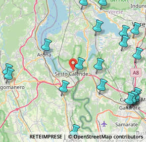 Mappa 21018 Sesto Calende VA, Italia (11.402)