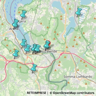 Mappa 21018 Sesto Calende VA, Italia (4.32143)