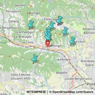 Mappa Via Briantea, 24030 Palazzago BG, Italia (1.51273)