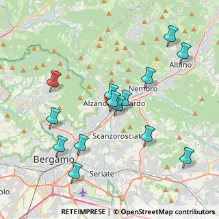 Mappa Via Emilia, 24022 Alzano Lombardo BG, Italia (4.00571)