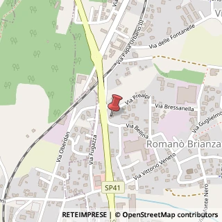 Mappa Via Bellina, 1, 22044 Inverigo, Como (Lombardia)