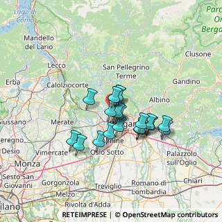 Mappa 24030 Paladina BG, Italia (9.6725)
