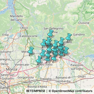 Mappa 24030 Paladina BG, Italia (9.0795)