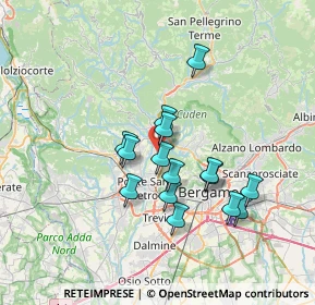 Mappa Via Monte Grappa, 24030 Paladina BG, Italia (5.83067)