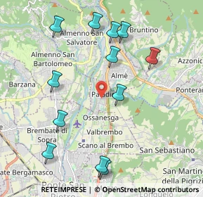 Mappa 24030 Paladina BG, Italia (2.25083)