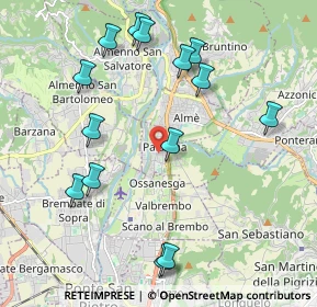 Mappa Via Monte Grappa, 24030 Paladina BG, Italia (2.22286)