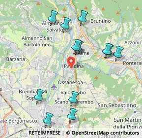 Mappa 24030 Paladina BG, Italia (2.05923)