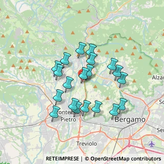 Mappa 24030 Paladina BG, Italia (3.072)