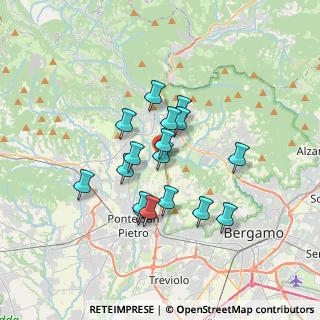 Mappa Via Monte Grappa, 24030 Paladina BG, Italia (2.74118)