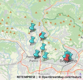Mappa Via Monte Grappa, 24030 Paladina BG, Italia (3.96615)