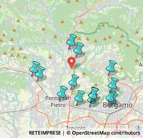 Mappa 24030 Paladina BG, Italia (3.96143)