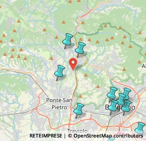 Mappa Via Monte Grappa, 24030 Paladina BG, Italia (5.57636)