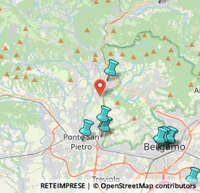 Mappa Via Monte Grappa, 24030 Paladina BG, Italia (5.86417)