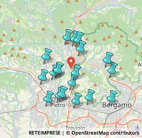 Mappa Via Monte Grappa, 24030 Paladina BG, Italia (3.19316)