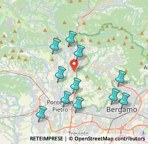 Mappa Via Monte Grappa, 24030 Paladina BG, Italia (3.80636)