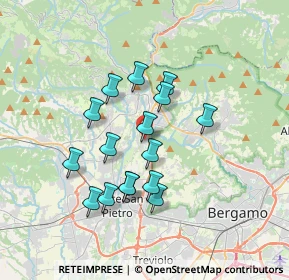 Mappa 24030 Paladina BG, Italia (3.01375)