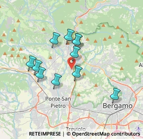 Mappa 24030 Paladina BG, Italia (3.04909)