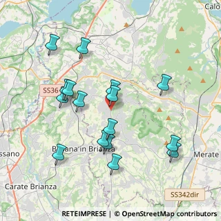Mappa Via Roma, 23891 Barzanò LC, Italia (3.86625)